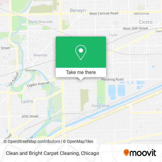 Clean and Bright Carpet Cleaning map