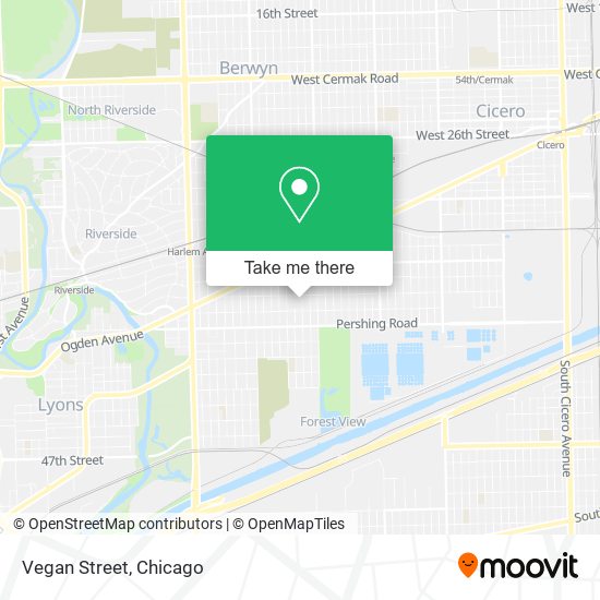 Mapa de Vegan Street