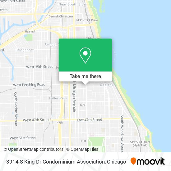 Mapa de 3914 S King Dr Condominium Association