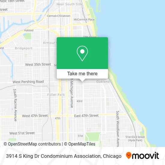 3914 S King Dr Condominium Association map