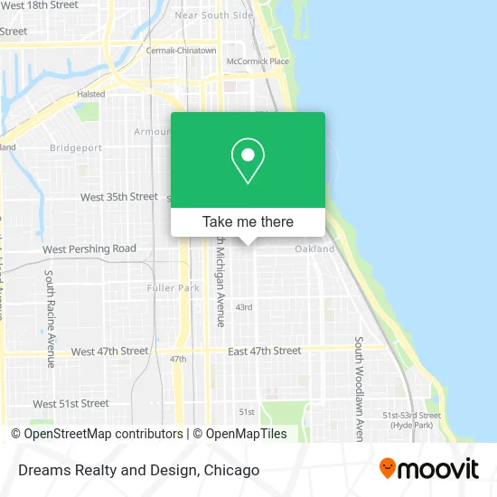 Dreams Realty and Design map
