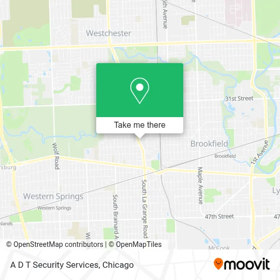 A D T Security Services map