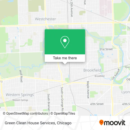 Green Clean House Services map