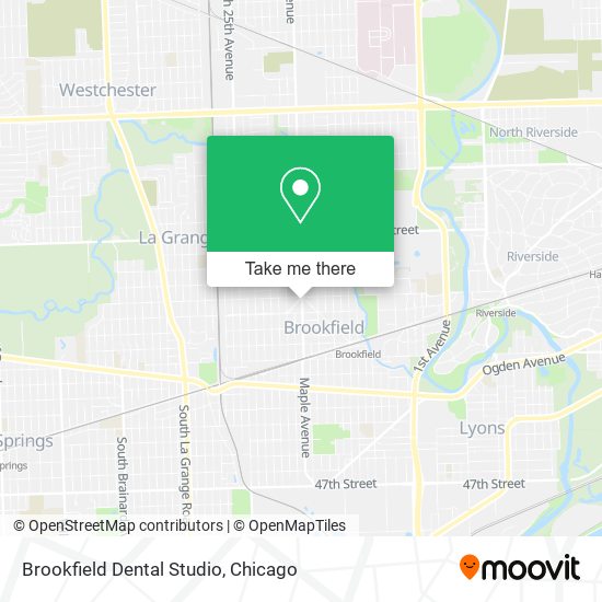 Mapa de Brookfield Dental Studio