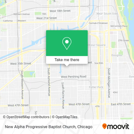 New Alpha Progressive Baptist Church map