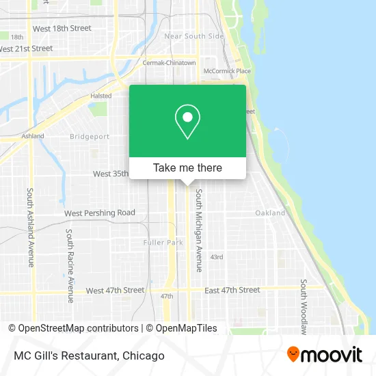 MC Gill's Restaurant map