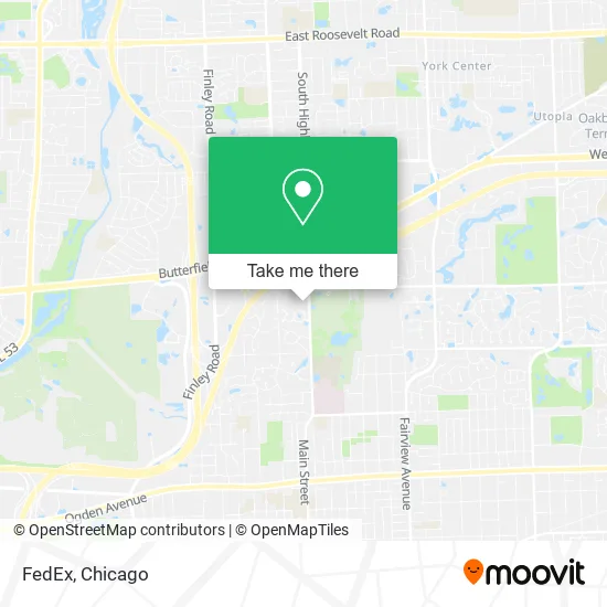 FedEx map