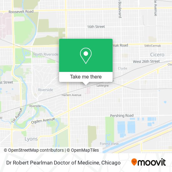 Dr Robert Pearlman Doctor of Medicine map