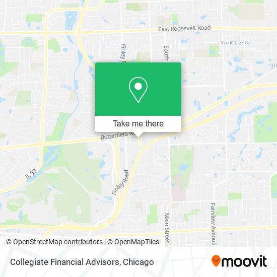 Collegiate Financial Advisors map