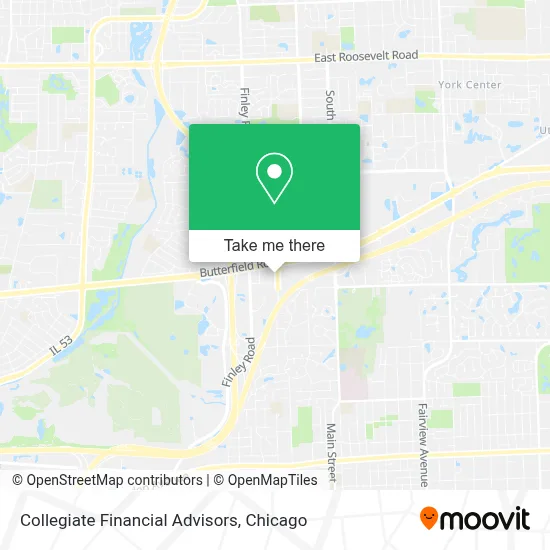 Collegiate Financial Advisors map