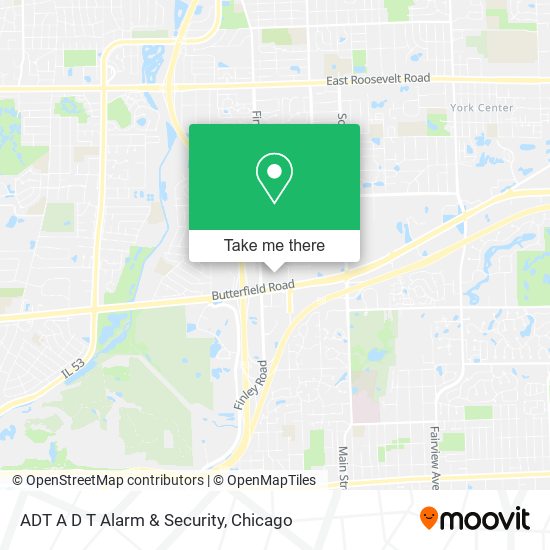 Mapa de ADT A D T Alarm & Security