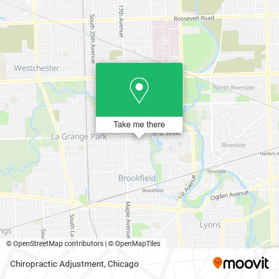 Chiropractic Adjustment map