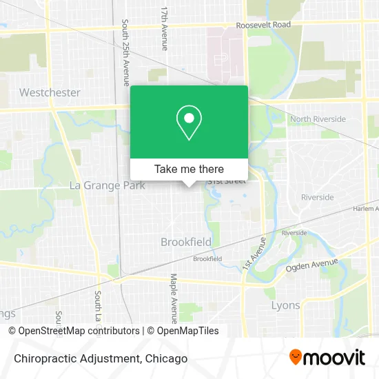 Chiropractic Adjustment map