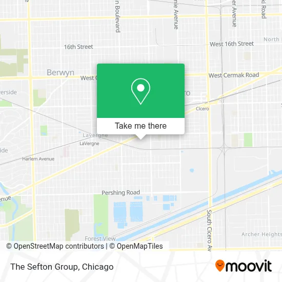 The Sefton Group map