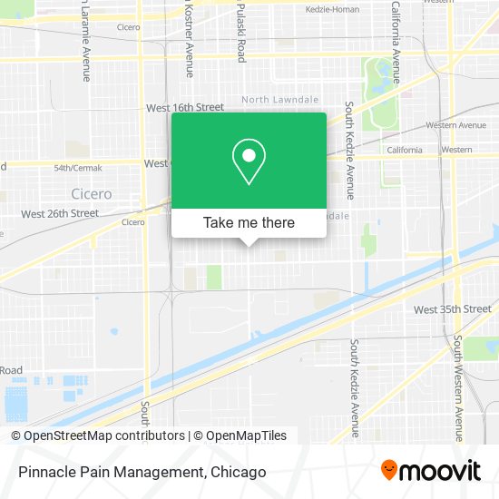 Pinnacle Pain Management map