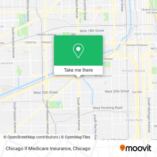 Mapa de Chicago Il Medicare Insurance
