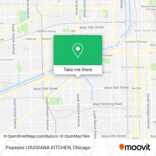 Mapa de Popeyes LOUISIANA KITCHEN
