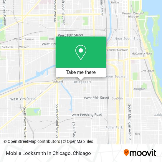Mapa de Mobile Locksmith In Chicago