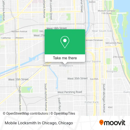 Mobile Locksmith In Chicago map