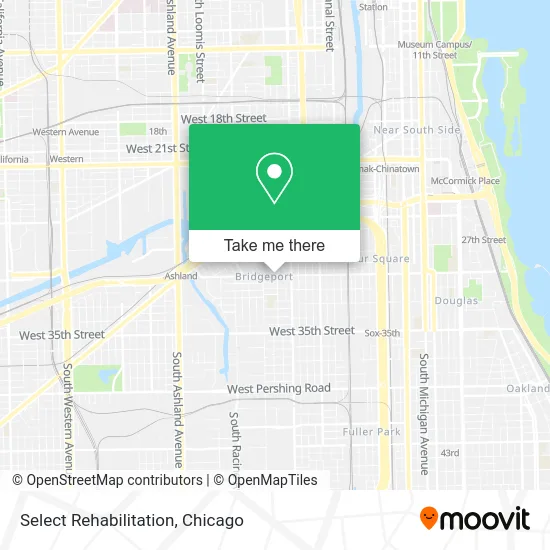 Select Rehabilitation map