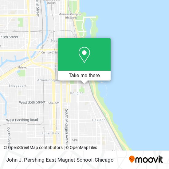 Mapa de John J. Pershing East Magnet School