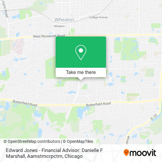 Edward Jones - Financial Advisor: Danielle F Marshall, Aamstmcrpctm map