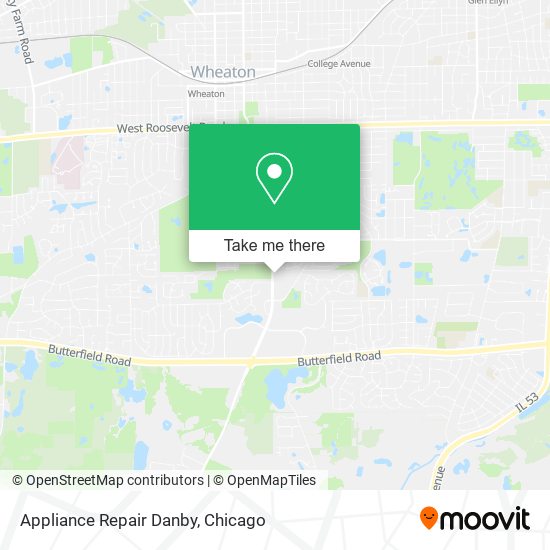 Appliance Repair Danby map