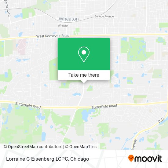 Lorraine G Eisenberg LCPC map