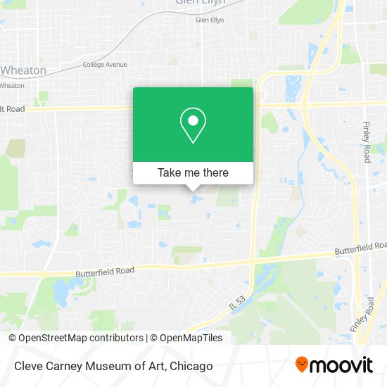 Mapa de Cleve Carney Museum of Art