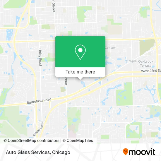 Auto Glass Services map