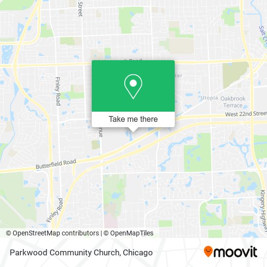 Parkwood Community Church map