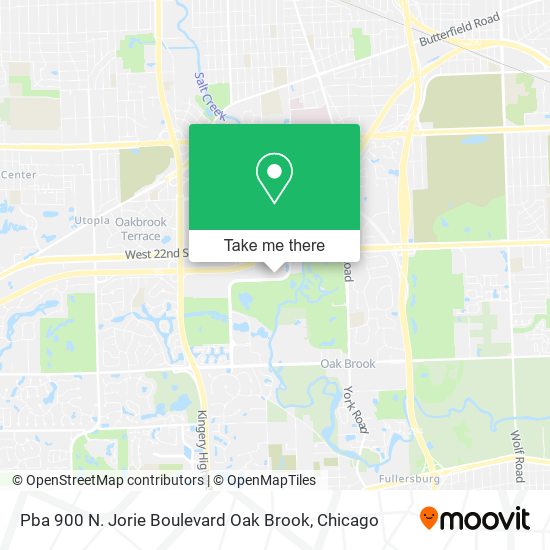 Pba 900 N. Jorie Boulevard Oak Brook map