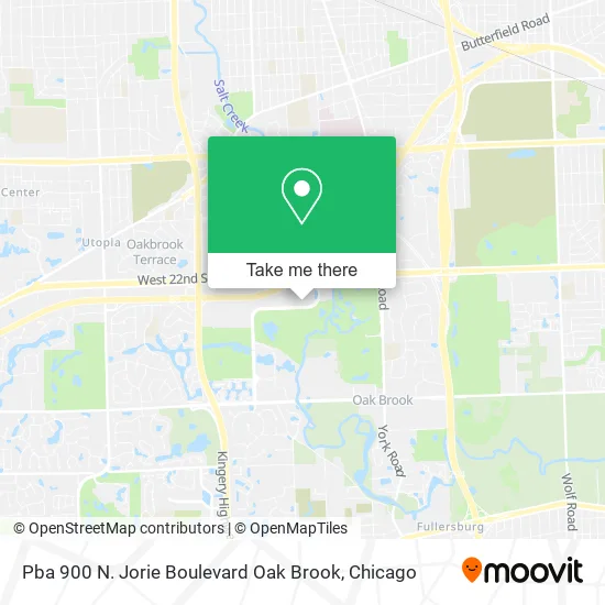 Pba 900 N. Jorie Boulevard Oak Brook map