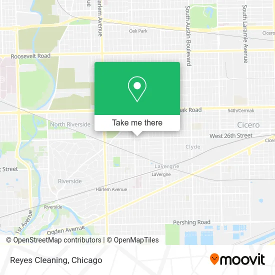 Reyes Cleaning map