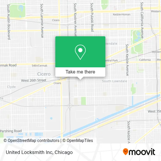 United Locksmith Inc map