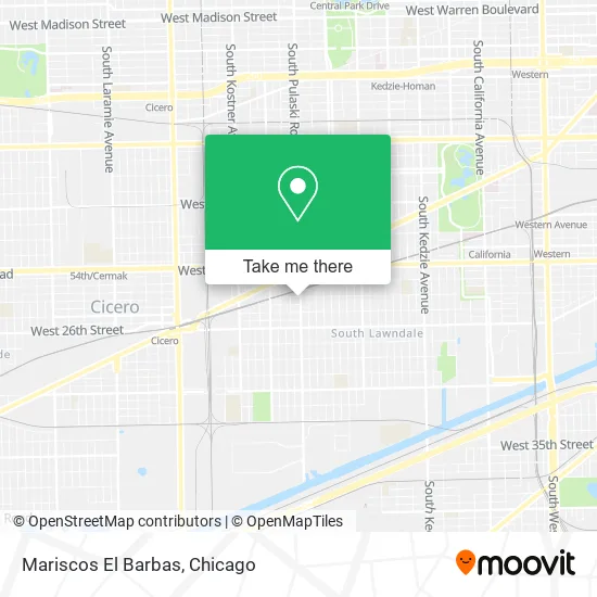 Mariscos El Barbas map