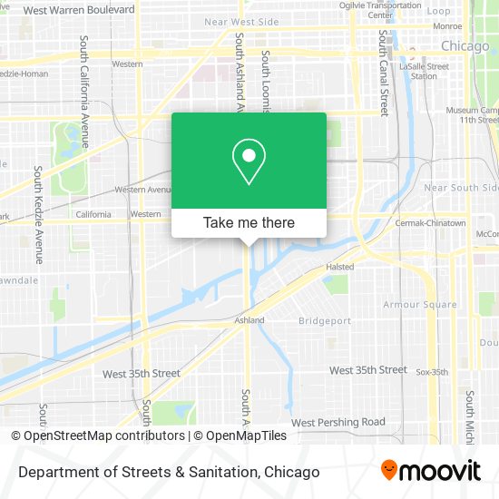 Department of Streets & Sanitation map