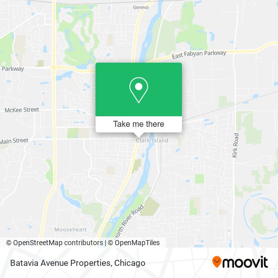 Batavia Avenue Properties map
