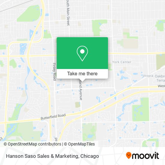 Hanson Saso Sales & Marketing map