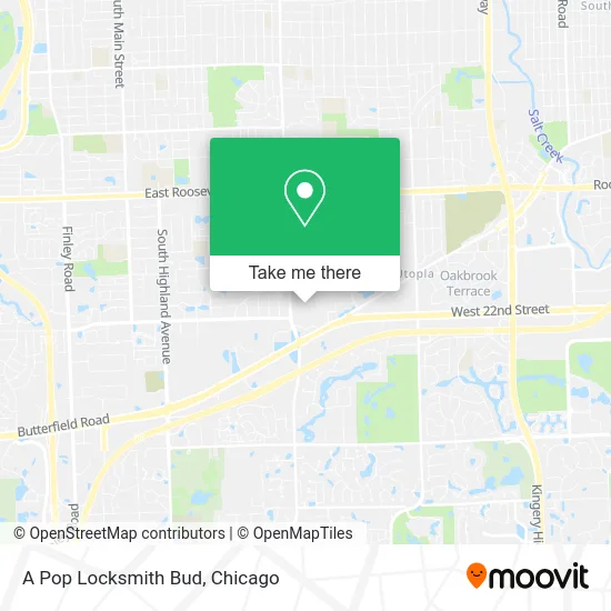 A Pop Locksmith Bud map