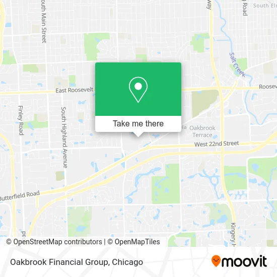 Oakbrook Financial Group map