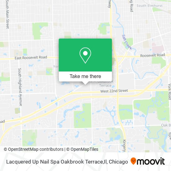 Lacquered Up Nail Spa Oakbrook Terrace,Il map