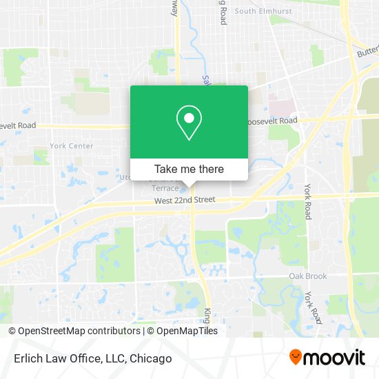 Mapa de Erlich Law Office, LLC