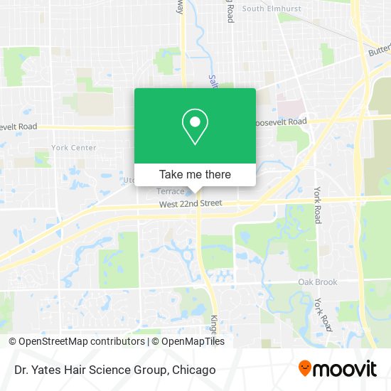 Mapa de Dr. Yates Hair Science Group