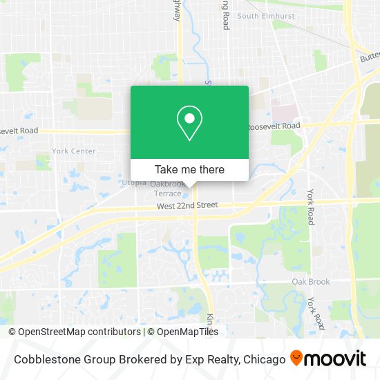 Mapa de Cobblestone Group Brokered by Exp Realty