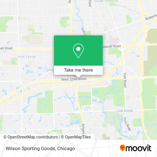 Wilson Sporting Goods map
