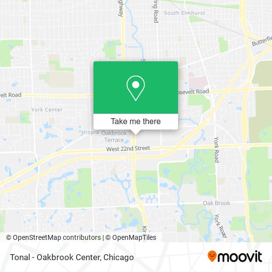 Tonal - Oakbrook Center map