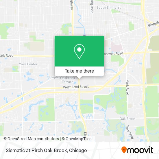 Siematic at Pirch Oak Brook map