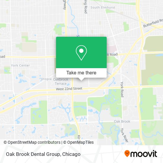 Oak Brook Dental Group map
