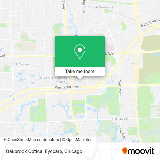 Oakbrook Optical Eyecare map